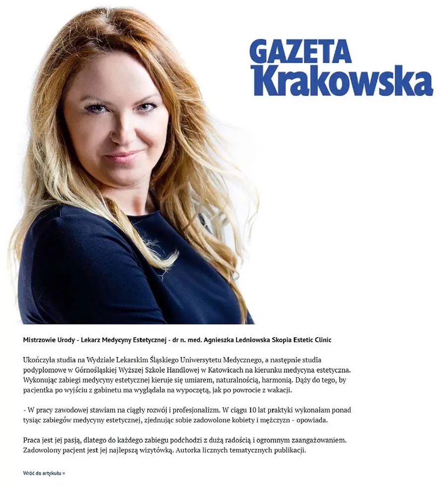 Gazeta Krakowska Agnieszka Ledniowska 